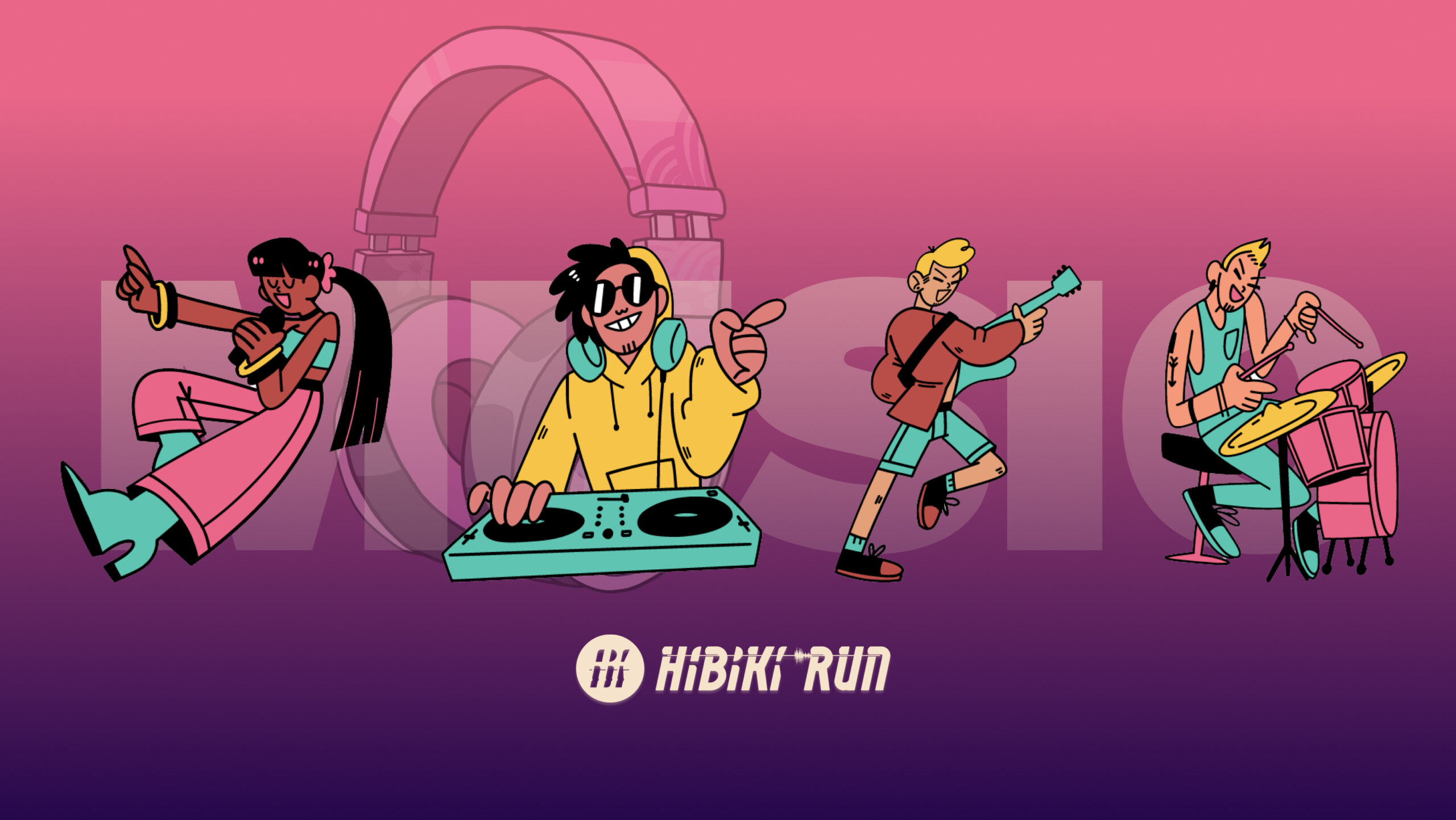 Discover new music with Hibiki Run